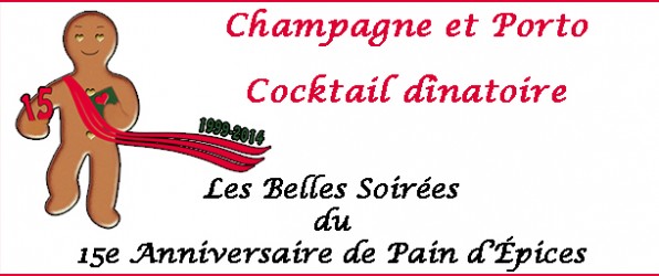 Cocktail Champagne et Porto chez Pain d’Épices